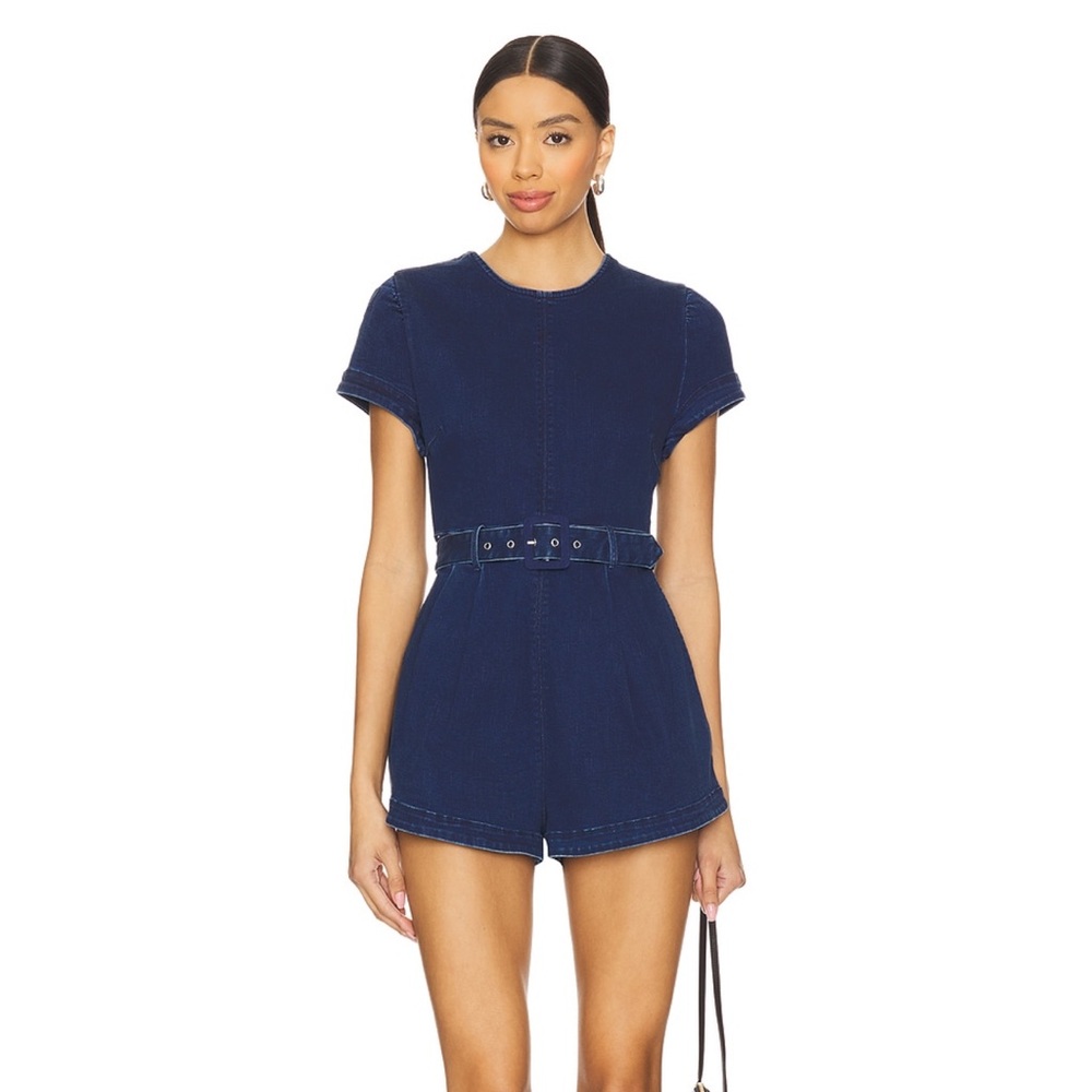 REVOLVE Free People Charlotte Denim Romper